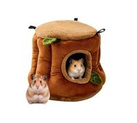 Genérico Warm Hamster House, Small Animals Cold Weather Warm Nest, Winter Pet House Hamster Dome Cave, Plush, Thermal Small Animal Bed for Chinchilla Gerbil Hedgehog Bunny Sleeping Napping