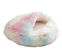 Genérico Washable Cat Bed - Comfortable Cat House | Portable Puppy Bed for Sleeping, Pets Cave with Soft Padding, Plush Pet House, Feline Refuge for Living Room and Balcony Lounging