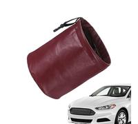 Genérico Washable Fabric Dustbin - Motorized Refuse Basket, Compact Receptacle with Umbrella Pocket, Travel Storage for Long Drives, Interior Maintenance, Universal Seatback Waste Pouch Vacation Use