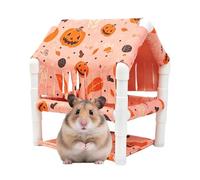 Genérico Washable Hamster Habitat, Adorable Multi-Level Design Provides Ample Space for Exploration and Rest, Removable and Easy-to-Clean Components a Hygienic Environment for Your Small Pets