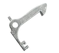 Genérico Washing Machine Door Locker, Washer Lock Hook, 0.35x1.14x0.79 In, Safety Protection Latch, Secure Fit, Washing Machine Accessories for Front Load Drum Washers (Gray)