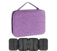 Genérico Watch Band Case, Travel Straps Pouch, Foldable Storage Holder, Portable Carrying Design, Sturdy Spacious 20-Slot Capacity, Perfect For Organizing Watch Straps.