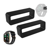 Genérico Watch Band Keeper - Juego de anillos pequeños de silicona, soporte para correa de reloj inteligente con diseño de bloqueo 2X a prueba de golpes | Organizador seguro para, almacenamiento