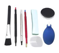 Genérico Watch Link Removal Kit - Professional 8 Piece Tool Set | Stainless Steel Pins, Leather Pad, Rubber, PVC, Brush, Dust Blower, Cleaning Mud, Jewelry Care Supplies for Beginners Home