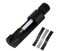 Genérico Watch Link Removal Tool - Steel Band Adjuster, Compact Repair Kit | Portable Size with Precision Pins, Adjustable Remover For Wristband Resizing Home Watchmaker Maintenance Tasks