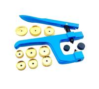 Generico Watch Press Tool, Case Closing Repair Kit, Multi Size Die Set, Aluminum Alloy Bench Mount System, Watchmaker Equipment Easy Alignment, Jewelry Maintenance Home Use 7.48x4.92x1.77 inches