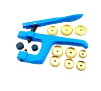 Genérico Watch Press Tool, Professional Timepiece Case Push, 7,48 x 4,92 x 1,77 pulgadas Compact & Jewelry Cleaning, simple manual con intercambiable Dies for Beginners, Men, and Women, multicolor