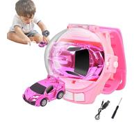 Genérico Watch Remote Control Car Toy - Mini Alloy RC Watch Car | USB Rechargeable, 2.4G Remote Control, Dustproof Cover - Fun Toy for Kids, Boys and Girls, Indoor Outdoor Racing, Gift