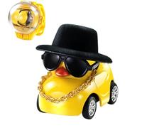Genérico Watch Remote Controls Car Toy, 5.5G Cute Duck Watch Control Cars with LED Light, ABS, Alloy, Silicone Strap RC Small Car, USB Charging Vehicle Racing Game For Boys and Girls, 10x10x10cm