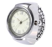 Genérico Watch Ring - Reloj de Dedo Redoņdo orgánico para Mujeres y Hombres
