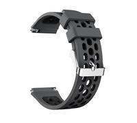 Genérico Watch Round Mesh Silicone Compitable For 2e Two Color Band Hole Strap Watch Smart Wristband Accessories(Grau)