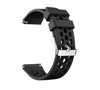Genérico Watch Round Mesh Silicone Compitable For 2e Two Color Band Hole Strap Watch Smart Wristband Accessories(schwarz)