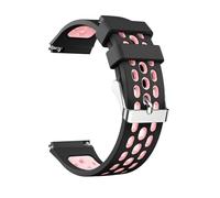 Genérico Watch Round Mesh Silicone Compitable For 2e Two Color Band Hole Strap Watch Smart Wristband Accessories(Rosa)
