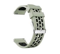 Genérico Watch Round Mesh Silicone Compitable For 2e Two Color Band Hole Strap Watch Smart Wristband Accessories(Verde)