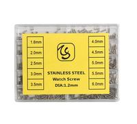 Genérico Watch Screws Replacement Kit, 500PCS Tiny Self-Tapping Steel Screws Assortment for Watch Repair, Electronic Devices, Mobile Phones, Small Precision Tools