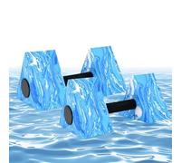 Genérico Water Aerobics Weights - Triangular Dumbbells Fitness Equipment | Water Hand Weights for Backyard Beach Lake River Home Gym Outdoor