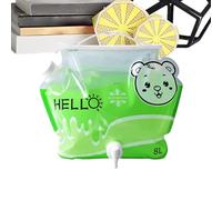 Genérico Water Bag for Hiking | 8L Empty Foldable with Spout - Large Hydration Pouch Outdoor Gear Backpacking Fishing Picnic Beach Travel Vacation