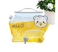 Genérico Water Bag for Hiking - 8L Foldable Empty Storage Jug - Large Hydration Pouch Outdoor Gear - for Backpacking Camping Hunting Picnic Beach Home Party Tea Coffee Juice Drink