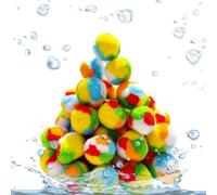 Genérico Water Balloons For Kids - 60 Pieces Reusable Soft Absorbent Beach