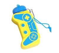 Genérico Water Bottle, Game Handle Shaped Foldable Bottle, Silicone Leakproof Sports Travel Mug, Reusable Drinking Cup for Girls and Boys, Lightweight Portable Hydration Flask, 8.5x6.5x19.5cm