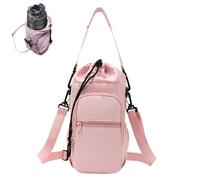 Genérico Water Bottle Shoulder Bag-Outdoor Companion,Bottle Holder Pack with Phone Pocket,Large Capacity Crossbody Water Bottles Bag