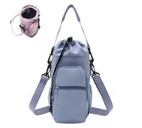 Genérico Water Bottle Shoulder Bag - The Ultimate Outdoor Companion, Portable Water Bottle Sling Bag with Strap for Hiking, Travel, Gym, Daily Carry (Blue)