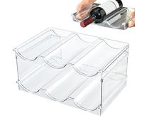 Genérico Water Bottle Storage - Rack Stackable Organizer, Clear Durable Design Multifunctional, Bottle Holder Display Stand, Perfect for Closet Sink Cupboard, Pantry Wine Cellar Bar Organization