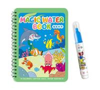 Genérico Water Drawing Book - Painting Activity | Reusable Water Art Pad with Pages, Learning Drawing Toy for Early Education, Free Painting Book for Kids Age 1 3