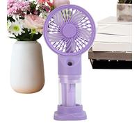 Genérico Water Fan, Handheld Portable Water Mist Spray, Usb Recargable Air Cooler 6,38 x 1,73 x 3,07 pulgadas, Plegable Design, Personal Cooling Device for Summer, Shopping, Office, Beach, Home