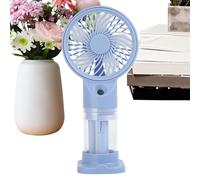 Genérico Water Fan, Handheld Portable Water Mist Spray, Usb Recargable Air Cooler 6,38 x 1,73 x 3,07 pulgadas, Plegable Design, Personal Cooling Device for Summer, Shopping, Office, Beach, Home
