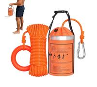 Genérico Water Rescue Rope Bag | Multi-Purpose Throwable Flotation Device, For Lifeguards Rescuers Firefighters Kayakers Staff Guides River Shoreline Kayak Flood Lake