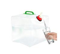 Genérico Water Storage Tank 15L Foldable Food Grade Space Saving Handle | Portable Water Container Camping Supplies for Outdoor Travel Hiking Fishing Climbing Road Trip BBQ