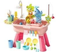 Genérico Water Table Playset, Kids Sensory Water Activity, Interactive Play Sink Station for Outdoor Indoor Fun, Learning Play Table Boys and Girls, Garden Beach Patio Creative