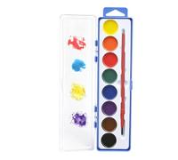 Genérico Watercolor Paint Set, 8 Color Washable Travel Water Colors Paints