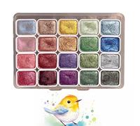 Genérico Watercolor Palette | 20 Colors Long-Lasting Colors, Art Watercolour Paint Set, Water Color Painting Palette | Water Color Painting Palettes For Adults, Kids, Artists And Hobbyists