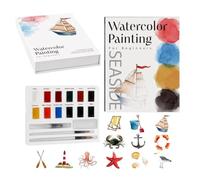 Genérico Watercolor Workbook Coloring Journal Creative Practice Book