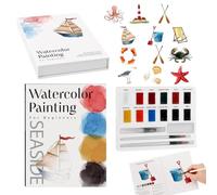 Genérico Watercolor Workbook - Easy Beginner Friendly Paint Set
