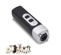 Genérico Wateresty Dog Bark Deterrent Device, Wateresty Anti Bark, Double Lights Flashing, Three Speed Frequency Conversion, Safe Portable for Large and Small Dog (Black)