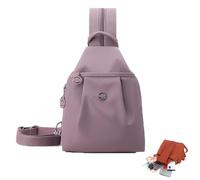 Genérico Waterproof 2-Way Commuter Bag, Oxford Convertible Shoulder Travel Bag, Large Capacity, Suitable for Travel and Commuting (Taro Pink)