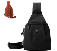 Genérico Waterproof 2-Way Commuter Bag, Oxford Large Capacity Two Shoulder, Comfortable Carrying,for Outdoors (Black)