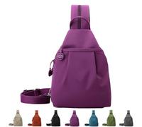 Genérico Waterproof 2-Way Commuter Bag, Tote Backpack Convertible Bag, Stylish, Efficient Storage Design, Comfortable Carrying, for Hiking (Purple)