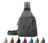 Genérico Waterproof 2-Way Commuter Bag, Tote Backpack Convertible Bag, Stylish, Efficient Storage Design, Comfortable Carrying, for Hiking (Gray)