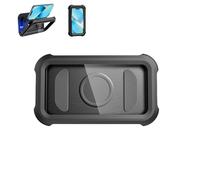 Genérico Waterproof 480° Shower Phone Holder - Wall & Bathtub Mount,Adjustable Bathroom Phone Stand with Touch Screen, with Anti-Fog Touch Screen, for Showers or Bath Use (Black)