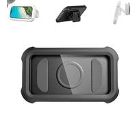 Genérico Waterproof 480° Shower Phone Holder - Wall & Bathtub Mount, Adjustable Shower Case, 2-in-1 Waterproof Rotatable Case, Anti Fog Touch Screen, for Showers Bath Use (Black*1)