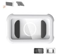 Genérico Waterproof 480° Shower Phone Holder - Wall & Bathtub Mount Rotatable Retractable Adjustable, Adjustable Shower Case, 360° Rotatable Anti-Fog Case for 4-7 Inch Smartphone (White)