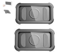 Genérico Waterproof 480° Shower Phone Holder - Wall & Bathtub Mount Rotatable Retractable Adjustable, Adjustable Shower Case, 360° Rotatable Anti-Fog Case for 4-7 Inch Smartphone (Black*2)