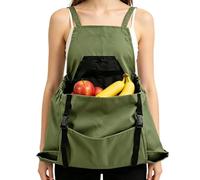 Genérico Waterproof Harvest Apron, Portable Gardening Apron, 24 Inches Harvest Aprons with Adjustable Straps, Heavy Duty Canvas Build with Quick Release, Outdoor Accessory for Gardeners Farmers