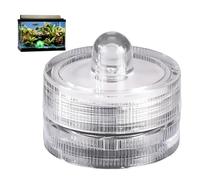Genérico Waterproof LED Lights For Vases - 3x3x2.5cm Flameless Battery Operated Pond Underwater Small Tealights,Effortless Control Decorative Light For Swimming Pool, Bathtub, Vase, Pond, Fountain