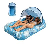 Genérico Waterproof Lounger, Inflatable Bed, Shaded Resting Couch, External Solar Protection Canopy, Portable Outdoor Sleeping Component, Relaxing Gear for Camping, Beach, Hiking
