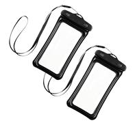 Genérico Ŵaterproof Phone Case For Swimming Diving - 2 Pack Floating Bag, Touch Screen Compatible Underwater Photo Case For Rafting, Fits Phones Under 7.2in